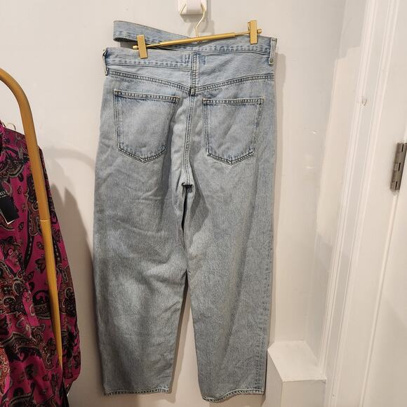 Agolde broken waistband High-rise blue jeans size 29 - Picture 3 of 10